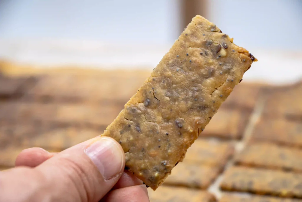 Recette de crakers au levain et aux graines