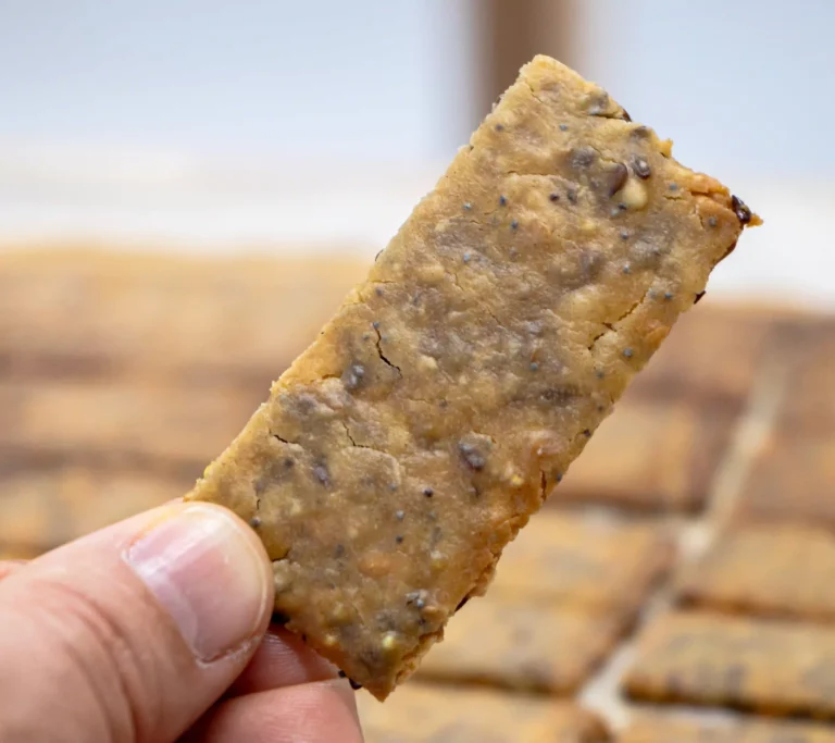 Crakers aux graines au levain