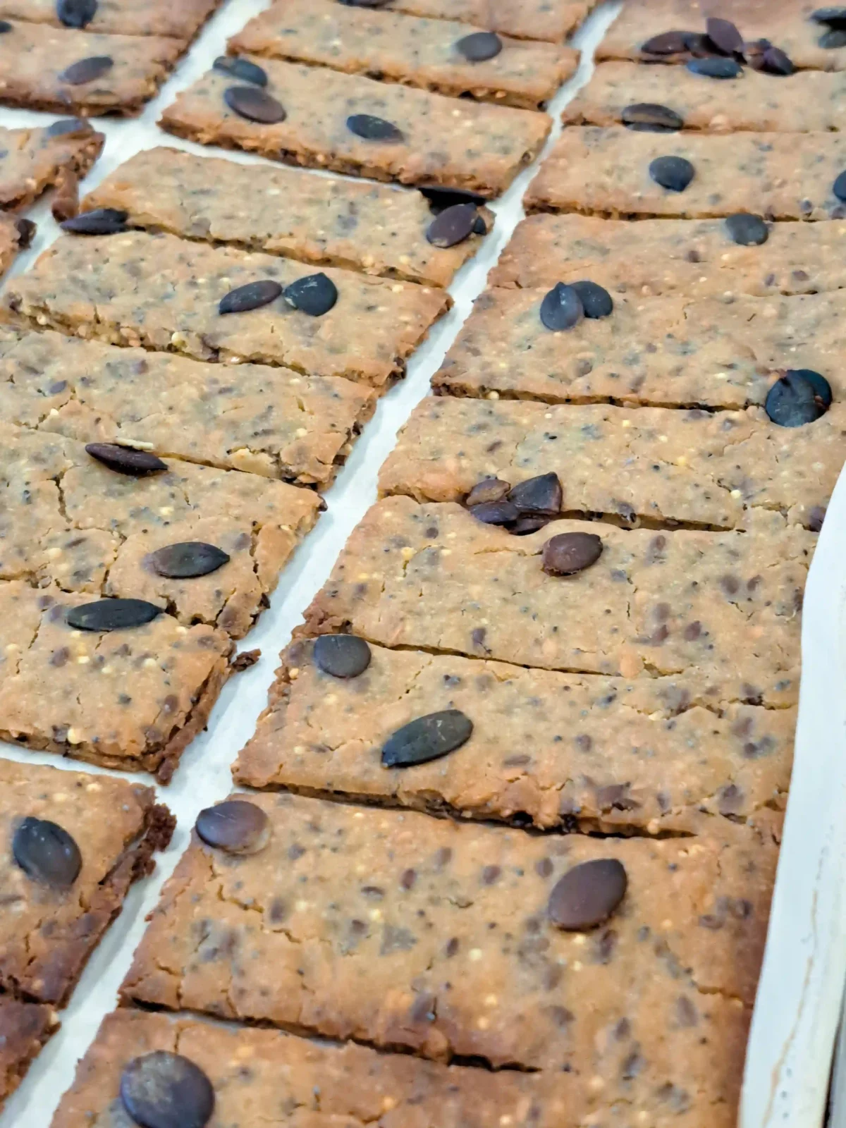 Galletas de semillas de masa madre