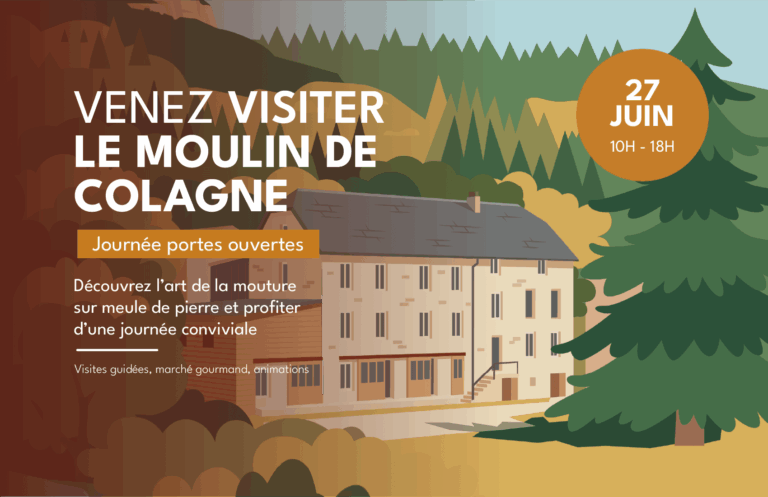 Deuxième édition des journées portes ouvertes au Moulin de Colagne